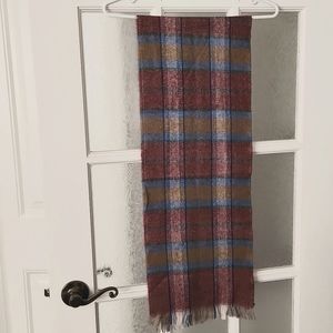 2/35$***Unisex Wool Blend Plaid scarf